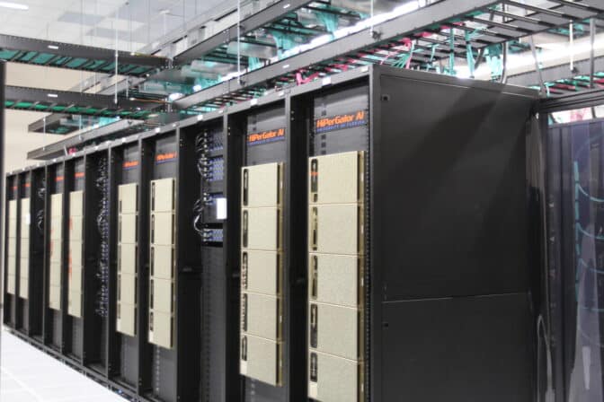 Together, NVIDIA founder and UF alumnus Chris Malachowsky and NVIDIA donated $50 million toward the University of Florida’s HiPerGator AI supercomputer.