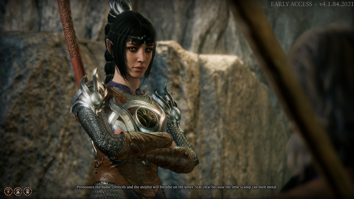 Shadowheart crosses her arms in Baldur’s Gate 3